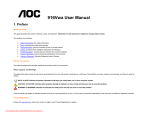 AOC 916VWA User manual