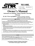 Champion 22 TON LOG SPLITTER Owner`s manual