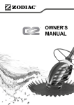 Zodiac G2 Owner`s manual