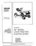 Craftsman 917.255732 Owner`s manual
