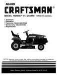 Craftsman 917.256890 Specifications