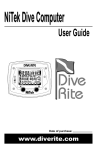 Dive Rite NiTEK X User guide