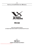 Runco Video Xtreme VX-2ix Specifications