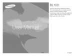 Samsung BL103 - 10.2 Mega Pixels Digital Camera User manual