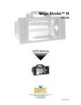 Chauvet DMX MEGA STROBE III User manual