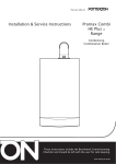 Baxi Potterton 33 HE Technical data