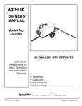 Agri-Fab 45-0325 Owner`s manual