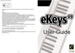 M-Audio eKeys49 User manual