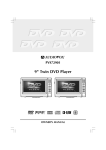 Audiovox D1909 - DVD Player - 9 Owner`s manual