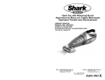 Shark SV736 Owner`s manual
