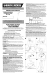 Black & Decker ST7600 Operating instructions