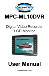 Marine PC MPC-ML10DVR User manual