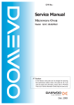 Daewoo KOC-1B4K9SA1 Service manual
