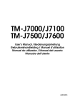 Epson J7100 - TM Two-color Inkjet Printer User`s manual