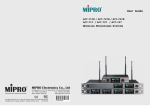 Mipro ACT-717 User guide