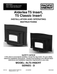 Alderlea T5 Operating instructions