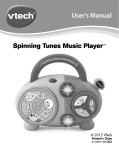 VTech Spinning Tunes Music Player User`s manual