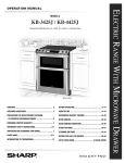 Sharp KB-4425J Installation manual