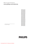 Philips 32PFL6606H/12 User manual
