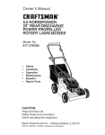 Craftsman 917.379380 Owner`s manual