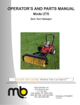 MB ZTS Operator`s manual