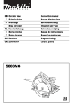 Makita 5008MG Instruction manual