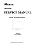 Memorex MT1196A Service manual
