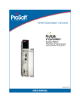 ProSoft Technology ProTalk PTQ-104C User manual