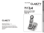 Clarity XLC3.4 User guide