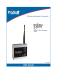 ProSoft Technology RLXIB-IHA RadioLinx User manual