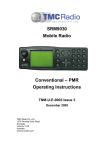 Simoco SRM9030 Operating instructions