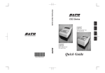 SATO CG212DT Instruction manual