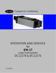 Carrier operating and Service manual
