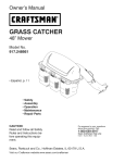 Craftsman 917.248951 Owner`s manual