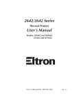 Eltron LP2642 User`s manual