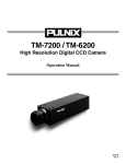 Pulnix TM-7200 Instruction manual