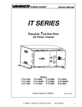 Vanner IT24-3500 Owner`s manual