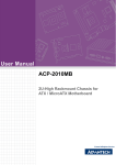 Advantech AIMB-556 User manual