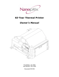 Epson EZ-Tear Owner`s manual