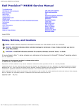 Dell M6400 Service manual