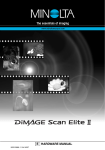Minolta DIMAGE SCAN ELITE Hardware manual