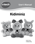 VTech Kidiminiz- KidiCat Green User`s manual