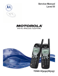 Motorola M3097 Service manual