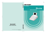 Sharp ER-87SL Instruction manual