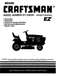 Craftsman EZ3 917.256524 Owner`s manual