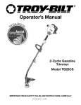 MTD TBBC Operator`s manual