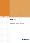 Advantech UbiQ-480 User manual