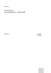 Vaillant climaVAIR V 7-035NW Installation manual