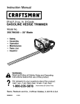 Craftsman 358.796330 Instruction manual