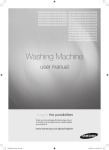 Samsung WF8700AS User manual